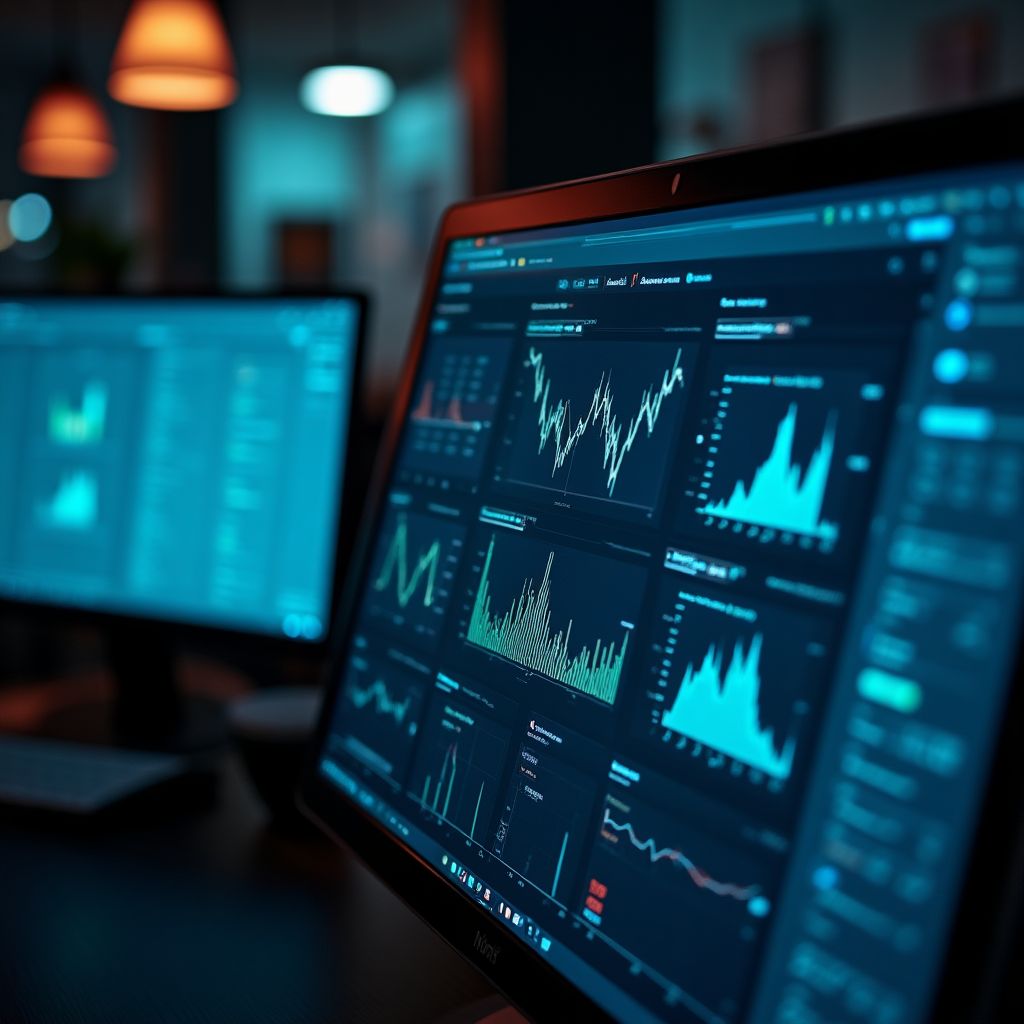 Analyse von Daten am Bildschirm