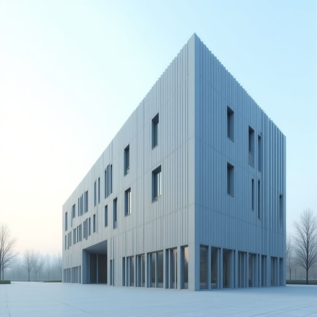 Ein modernes Bürogebäude, das die Entwicklung und das Wachstum des Unternehmens symbolisiert